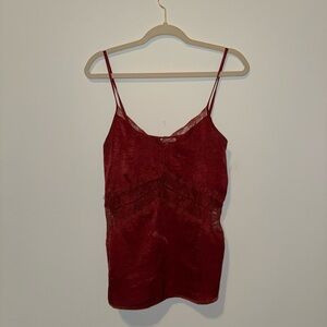Dark Red Camisole Top